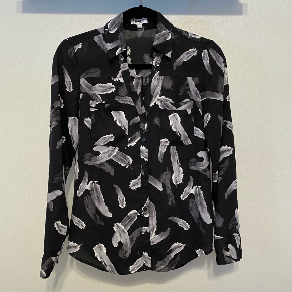 EUC Express Feather Portofino Shirt in XS